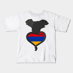Gerbil Armenia (light) Kids T-Shirt